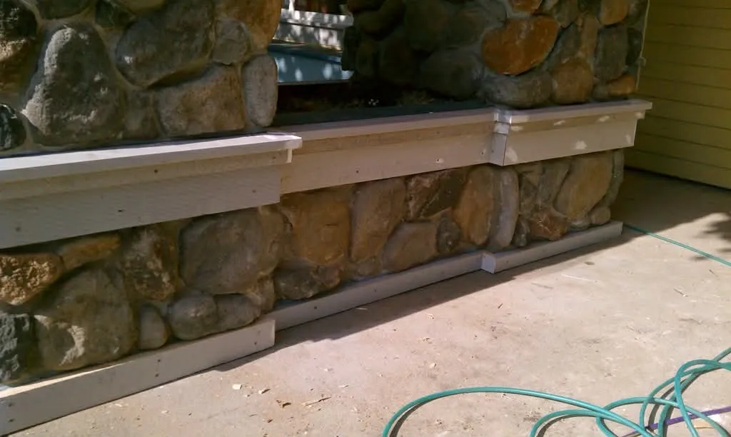 Stone Porch Foundation