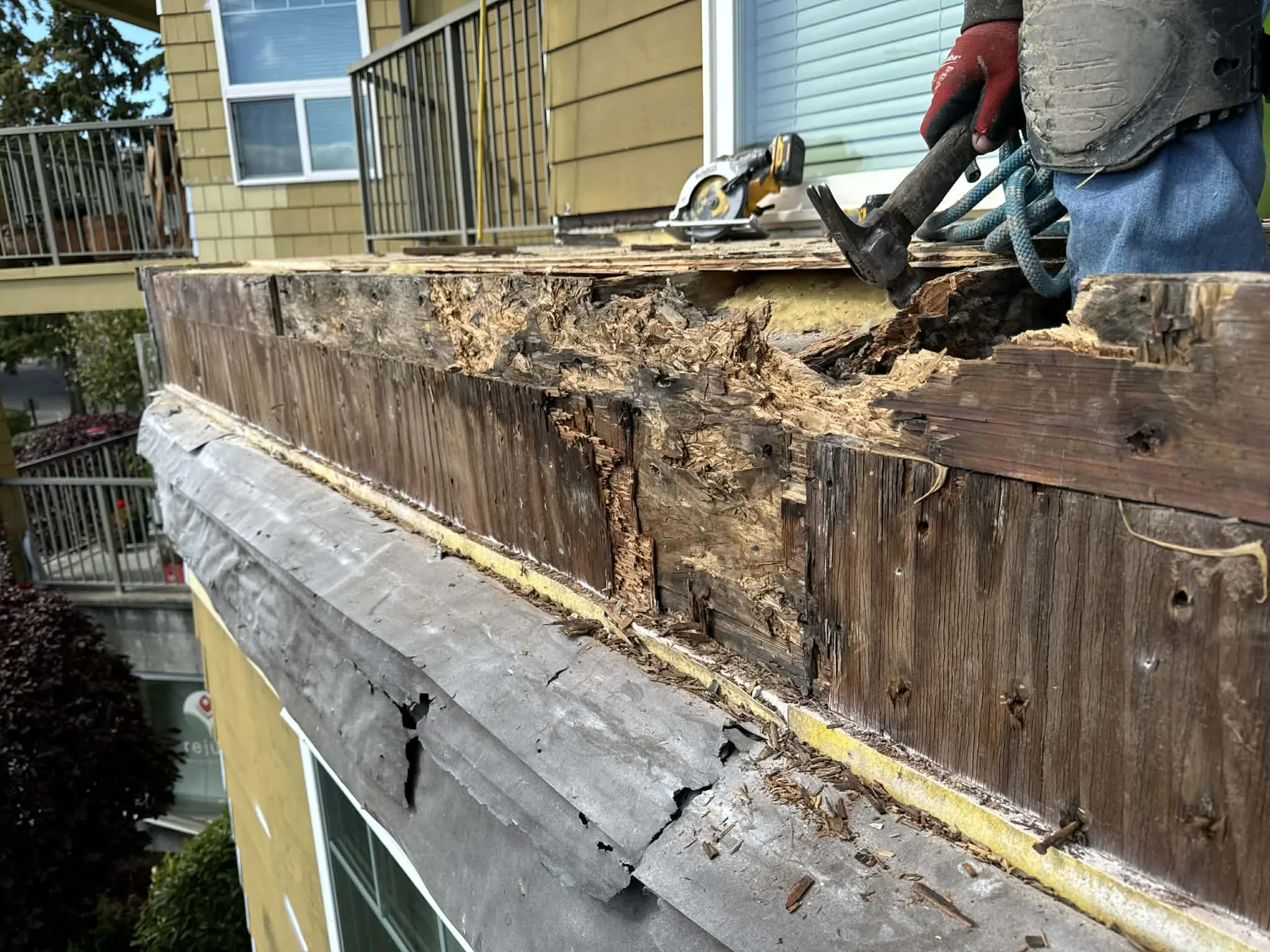 Commercial Rooftop — Scaffolding