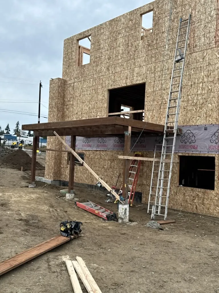 Dark Craftsman Home — Full Exterior