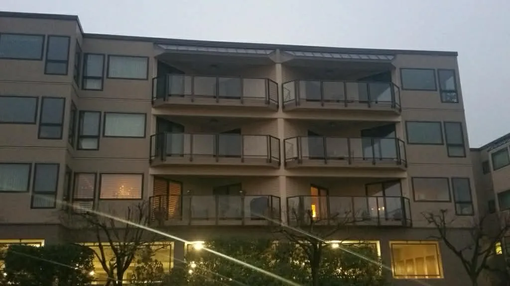 Dark Metal Siding Detail